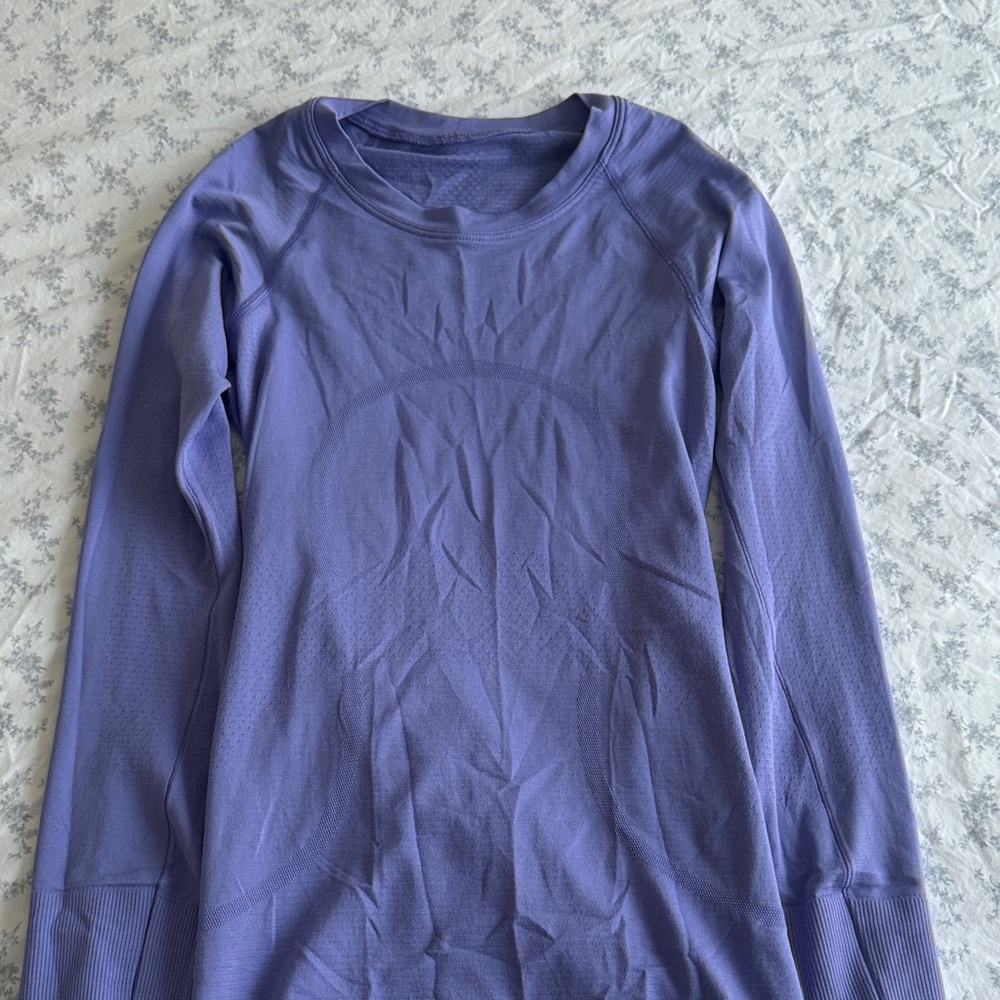 lululemon athletica Purple Long Sleeve Top